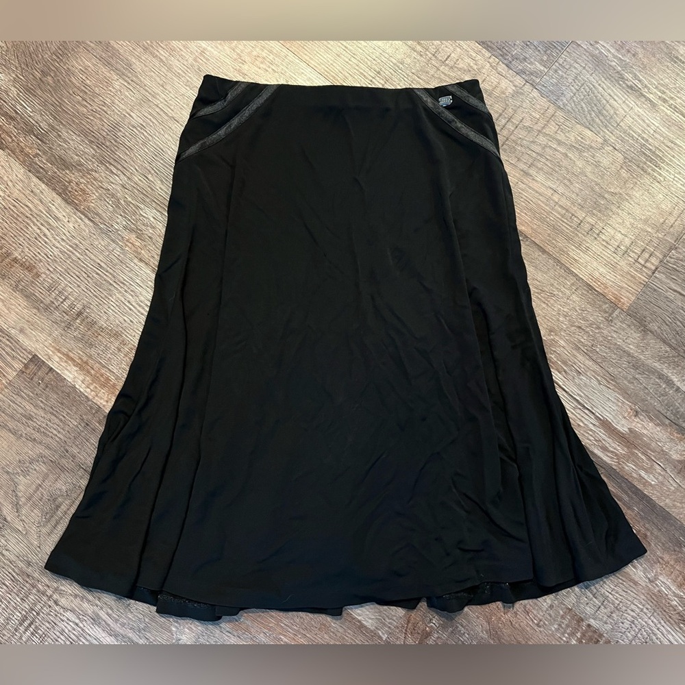 Ted Baker Black Chiffon Skirt